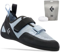 Black Diamond Momentum Climbing Shoes Men's Incl. Chalk Shot Non-Refilable -Chaussures black diamond momentum climbing shoes men s incl chalk shot non refilable blue ash 5 us 37 eur blue ash 0