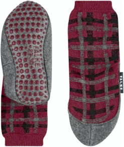 Falke Checked Cosyshoes Kids -Chaussures falke checked cosyshoes kids berrry 8106 31 32 berrry 8106 1