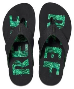 Reef Newport Prints -Chaussures reef newport prints palms black 10 us 43 eur palms black 0