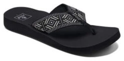 Reef Spring Woven -Chaussures reef spring woven black white 1