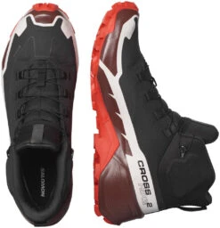 Salomon Cross Hike Mid GTX 2 -Chaussures salomon cross hike mid gtx 2 black bitter chocolate fiery red 6