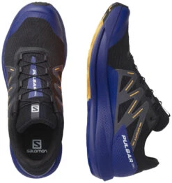 Salomon Pulsar Trail -Chaussures salomon pulsar trail black clematis blue blazing orange 5 1