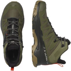 Salomon X Ultra 4 Mid GTX -Chaussures salomon x ultra 4 mid gtx deep lichen green peat kelp 17 1